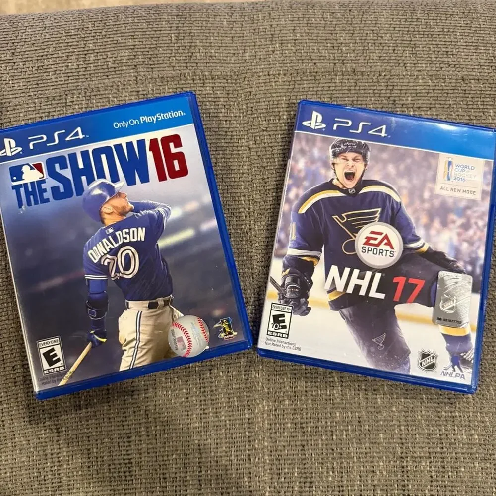 EA Sports NHL 17 and MLB The Show 16 PS4 Game Set